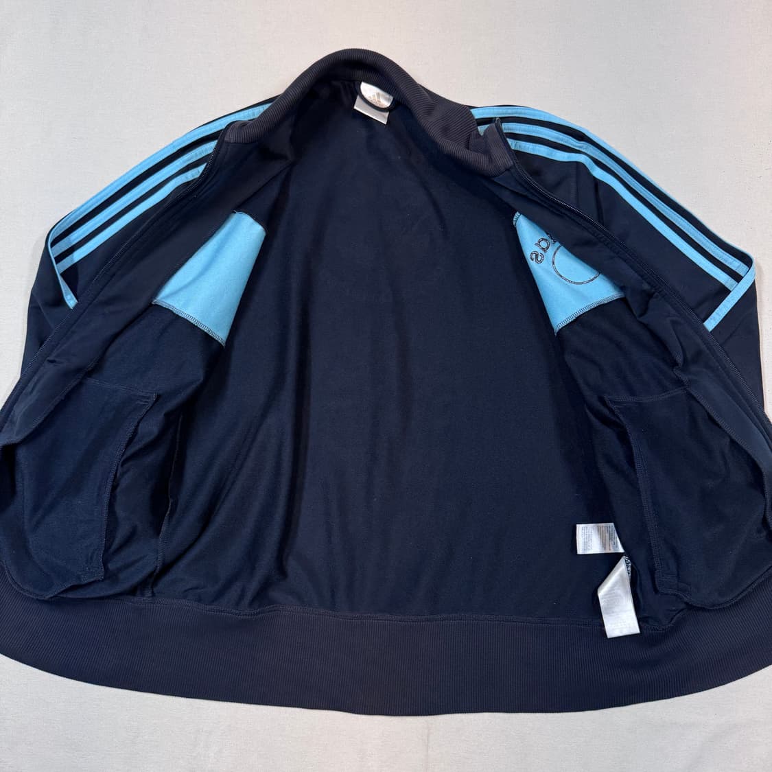 105) 아디다스 패치로고 삼선 져지 트랙탑 집업 상품이미지5