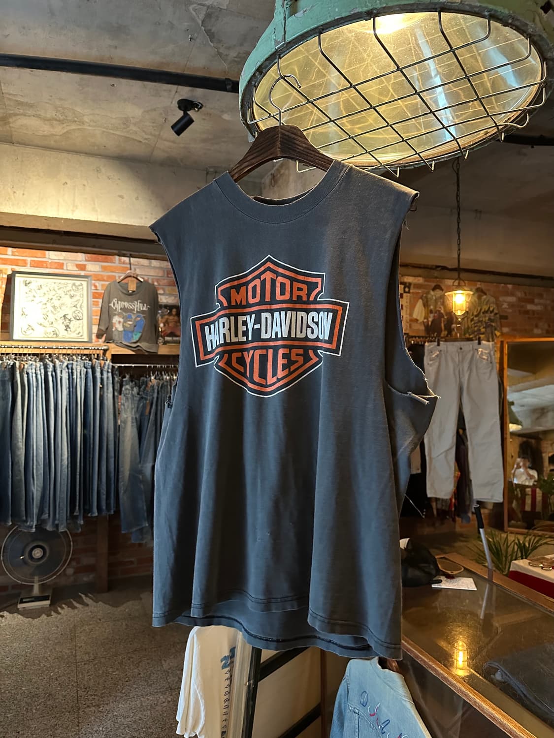 90s USA Vintage Harley Davidson Sleeve 상품이미지4