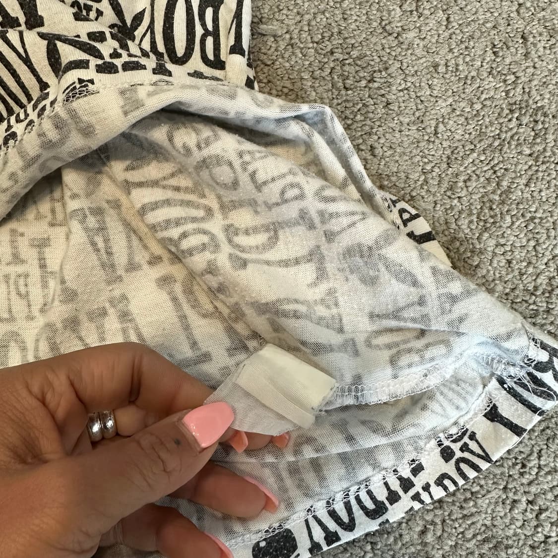 플레이보이 로고 패턴 반팔 슬리브리스L 상품이미지5