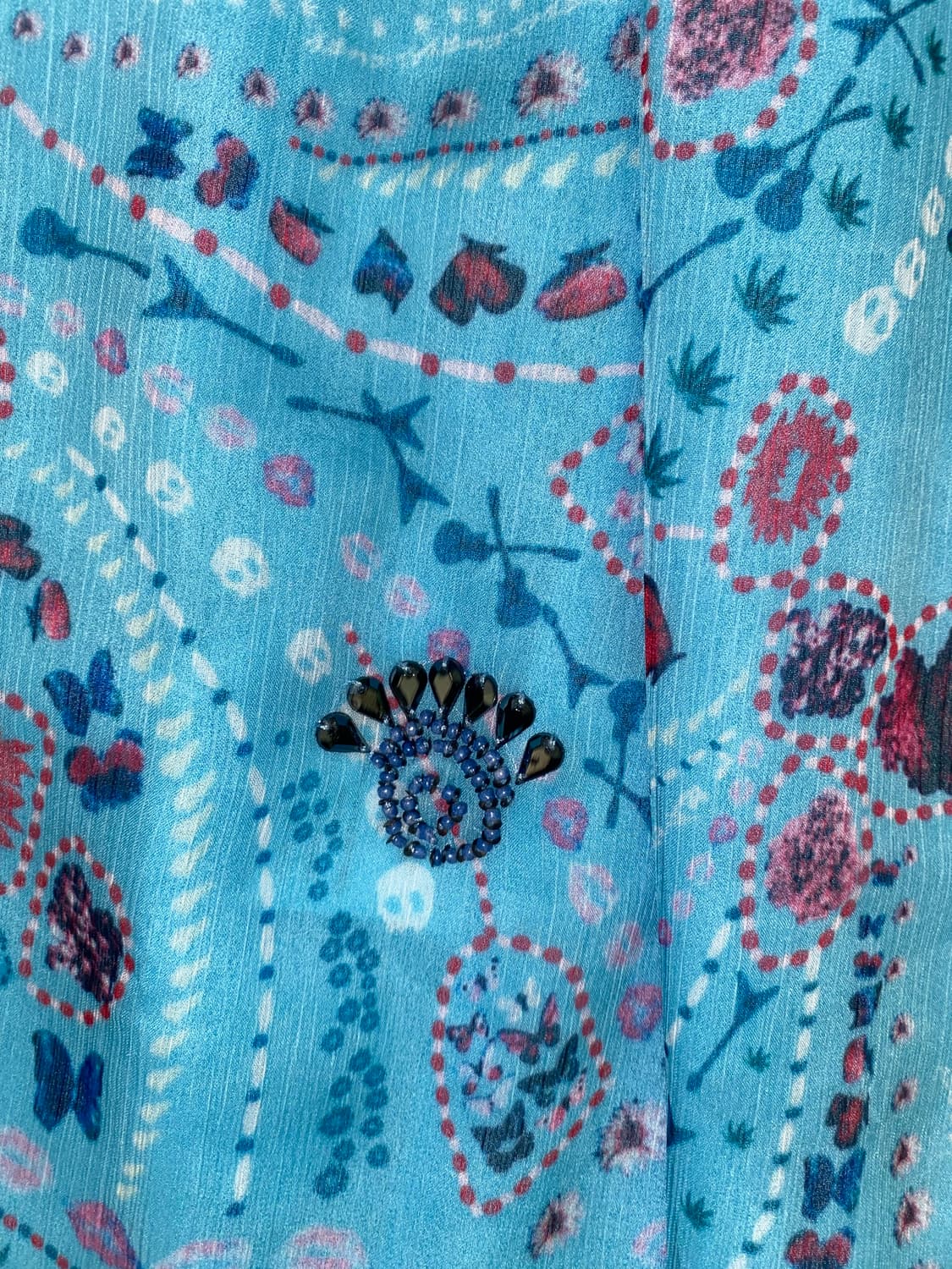 hippie pattern sequin skirt 상품이미지3