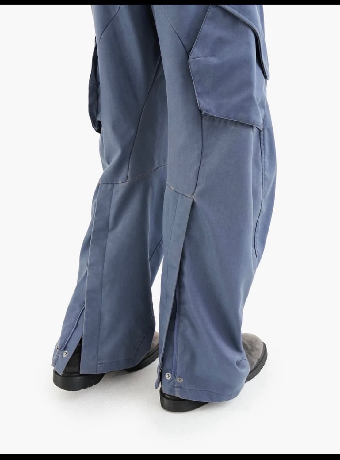 JiyongKim Multi Pocket Trousers - Blue 상품이미지2