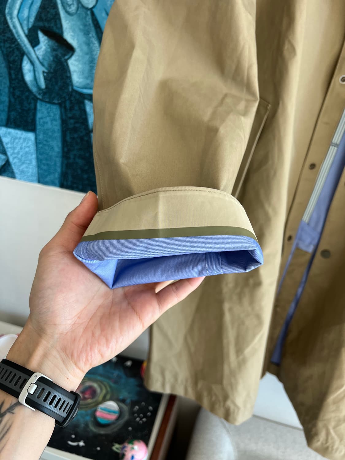 나나미카 고어텍스 후드 오버 코트 L 상품이미지7