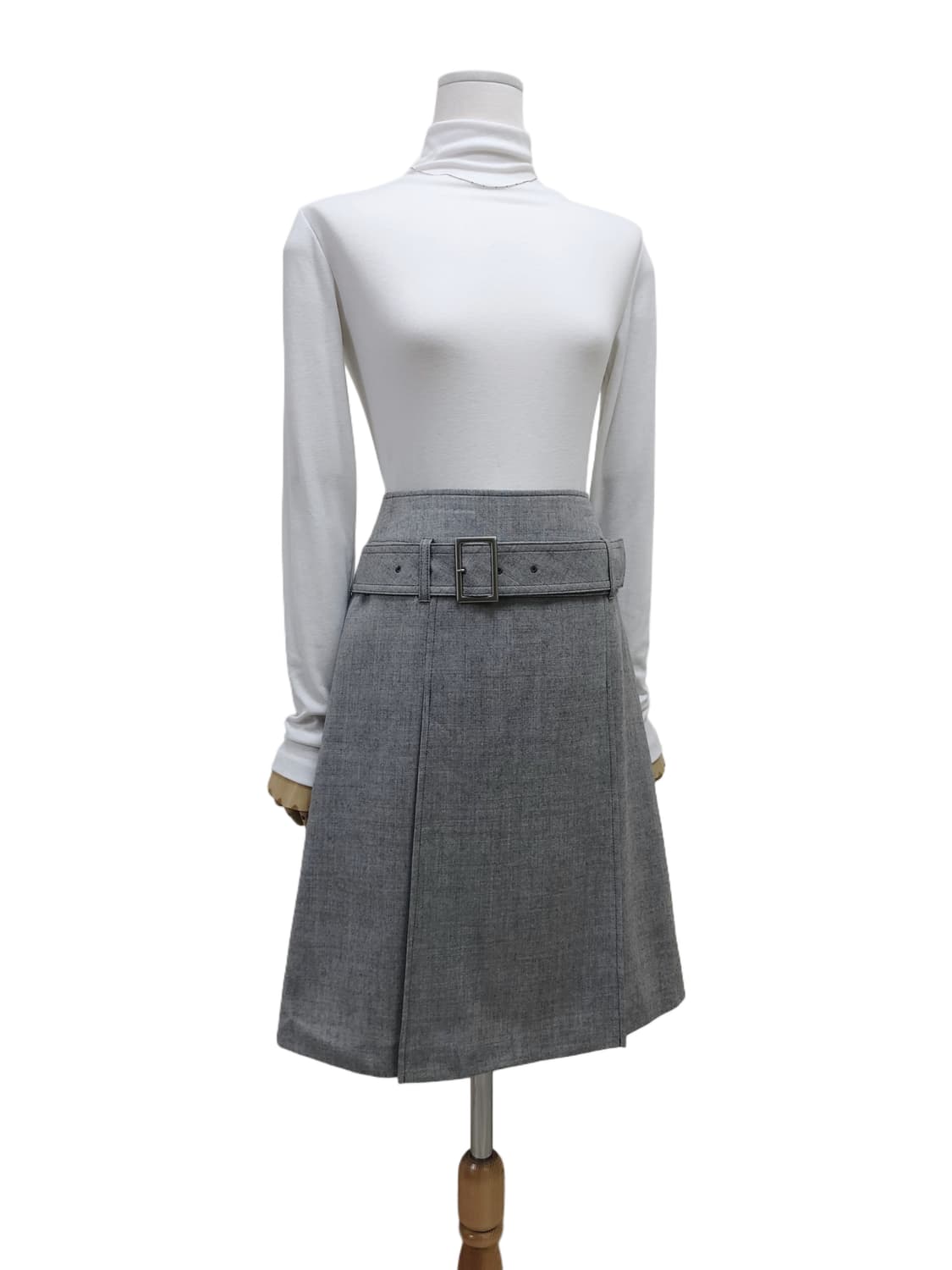 Untitled 언타이틀드 벨트 스커트 상품이미지4