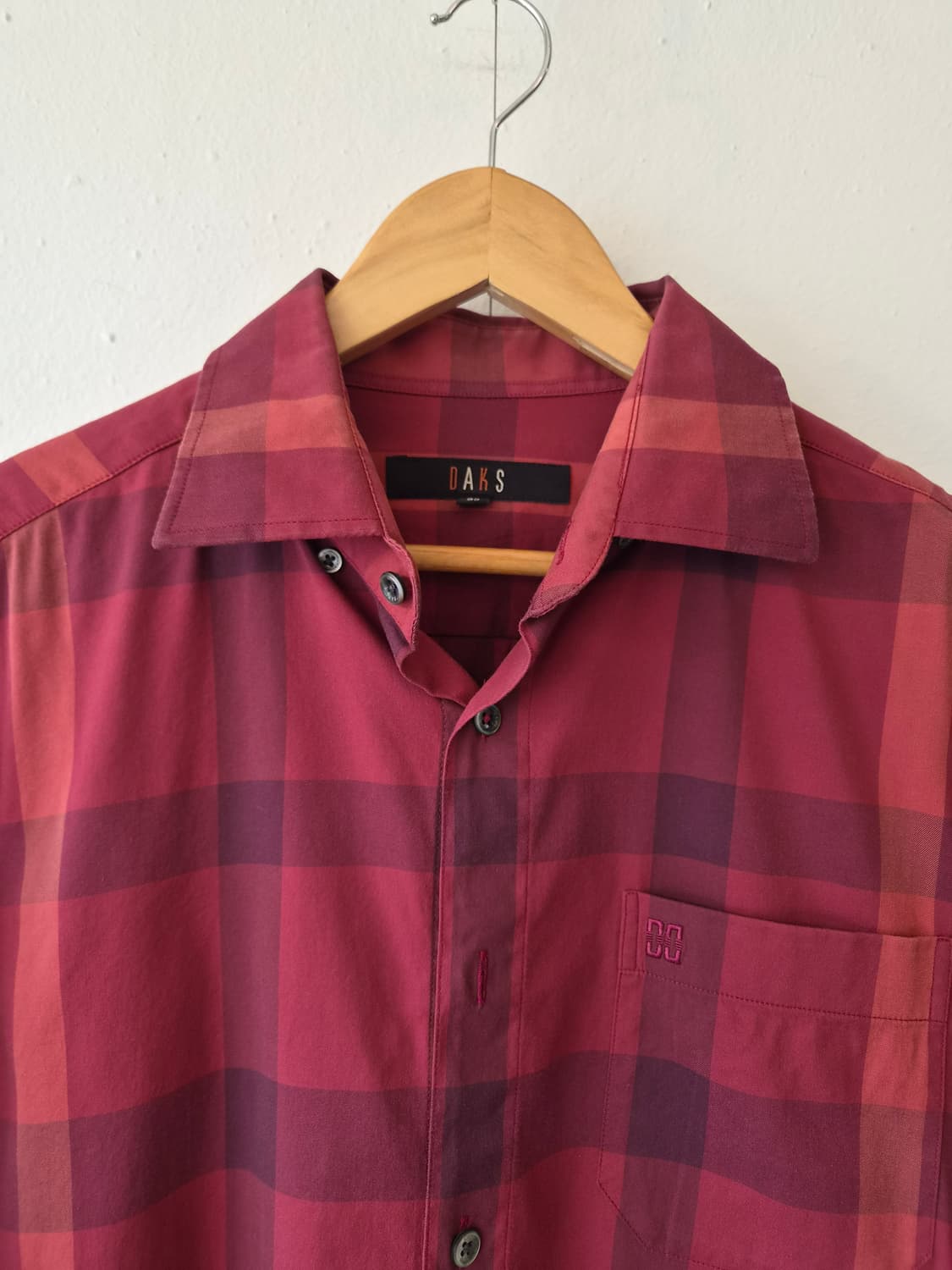 닥스골프 남성 체크코튼셔츠 95사이즈 상품이미지1