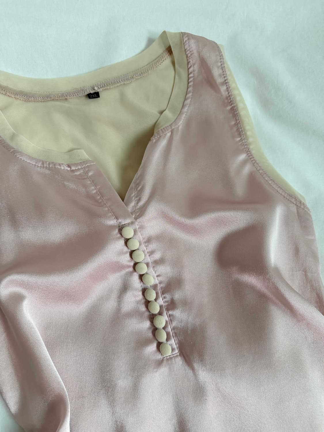 Light pink soft sleeveless 상품이미지2
