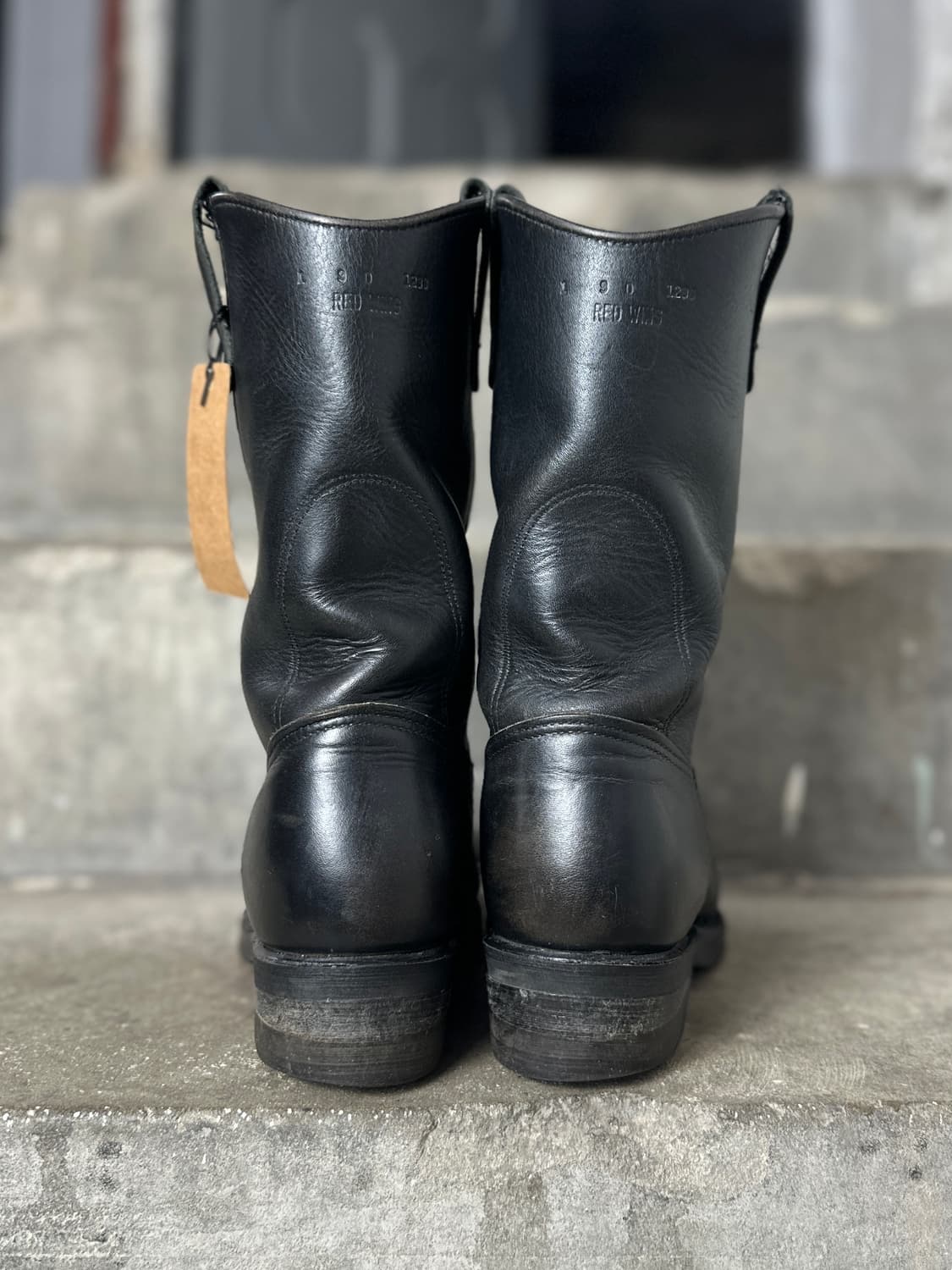 90's OG USA Made 레드윙 1116 페코스 블랙 웨스턴 부츠 상품이미지7