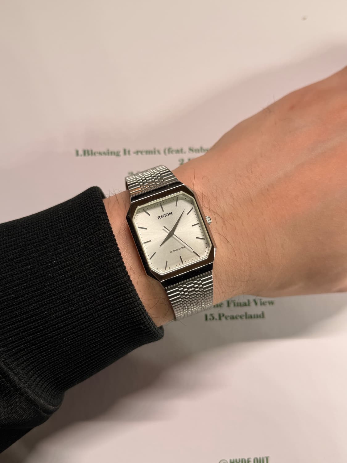 RICOH 80s 빈티지 메탈 워치  상품이미지5