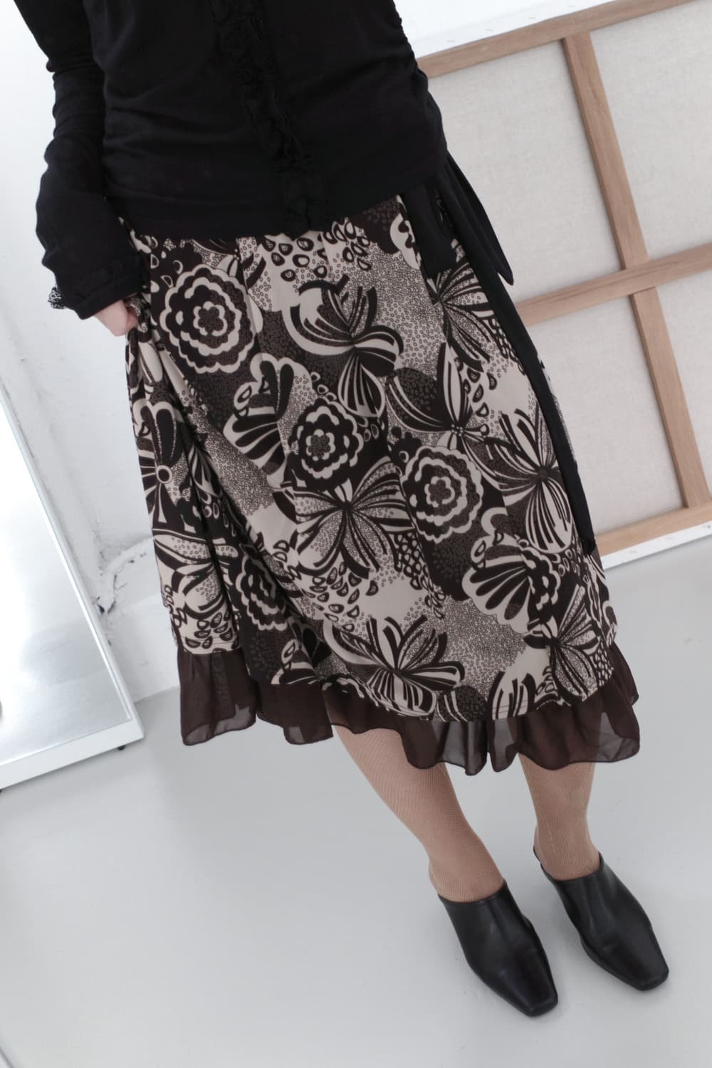 flower ribbon skirt 상품이미지8