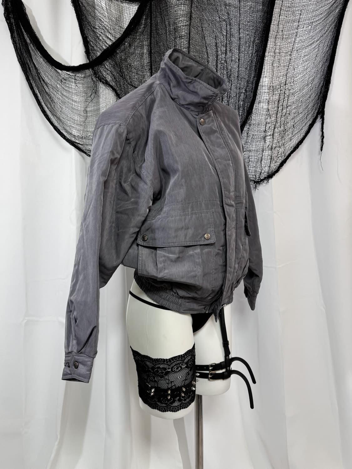 gray silver jacket 상품이미지1