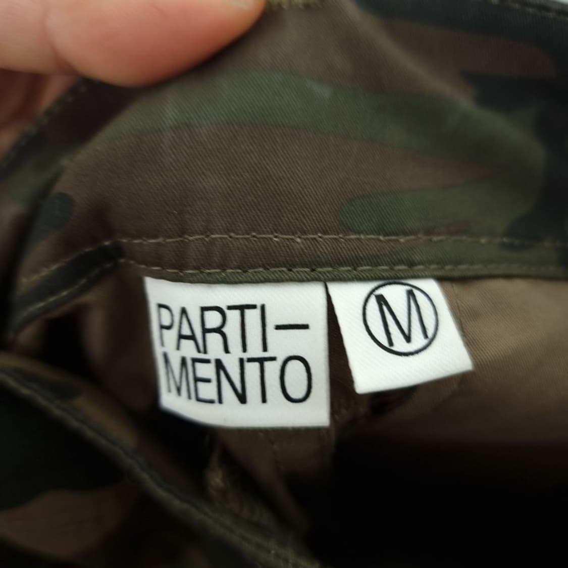 [파르티멘토] 카모 패턴 와이드 카고 팬츠 M18871 상품이미지6