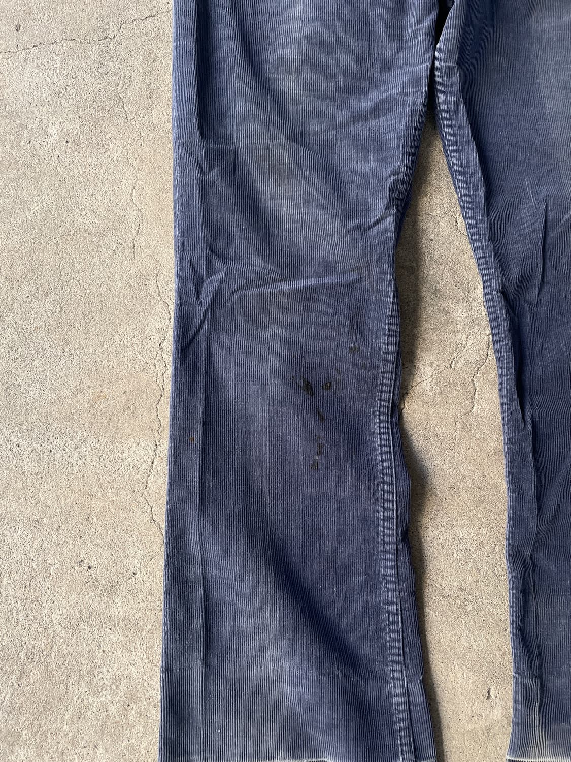 80s Levis 517 Corduroy Distressed Navy 상품이미지9