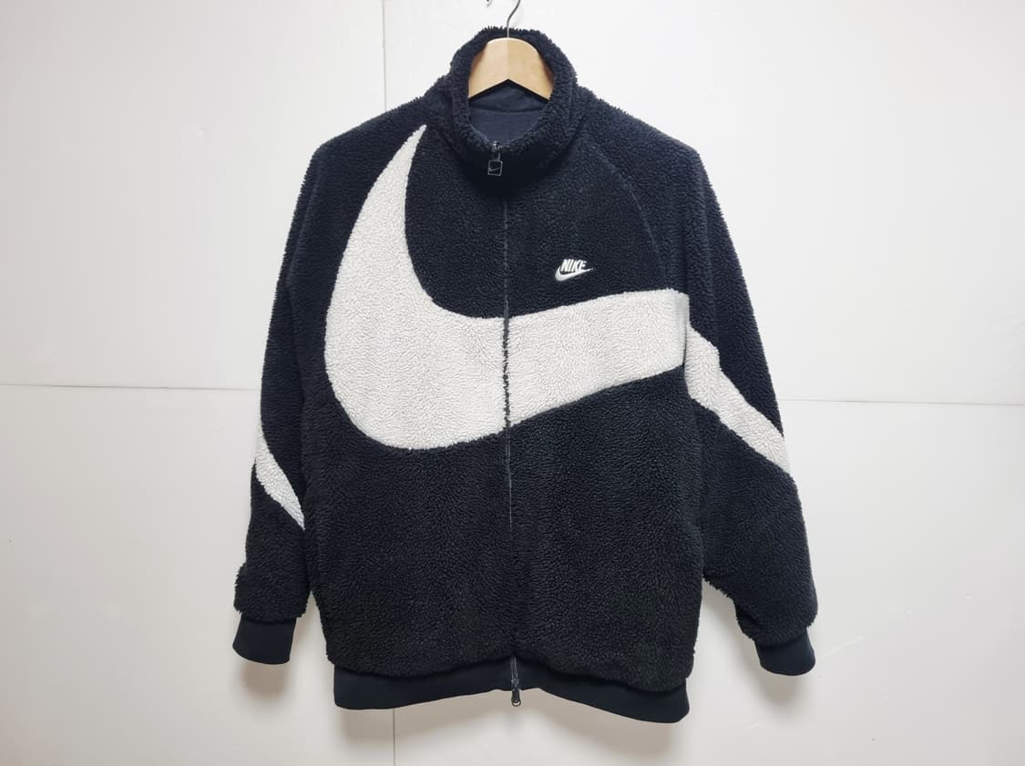 남성 나이키 리버시블 리버서블 양면 후리스 우븐 빅스우시 뽀글이 점퍼 상품이미지6