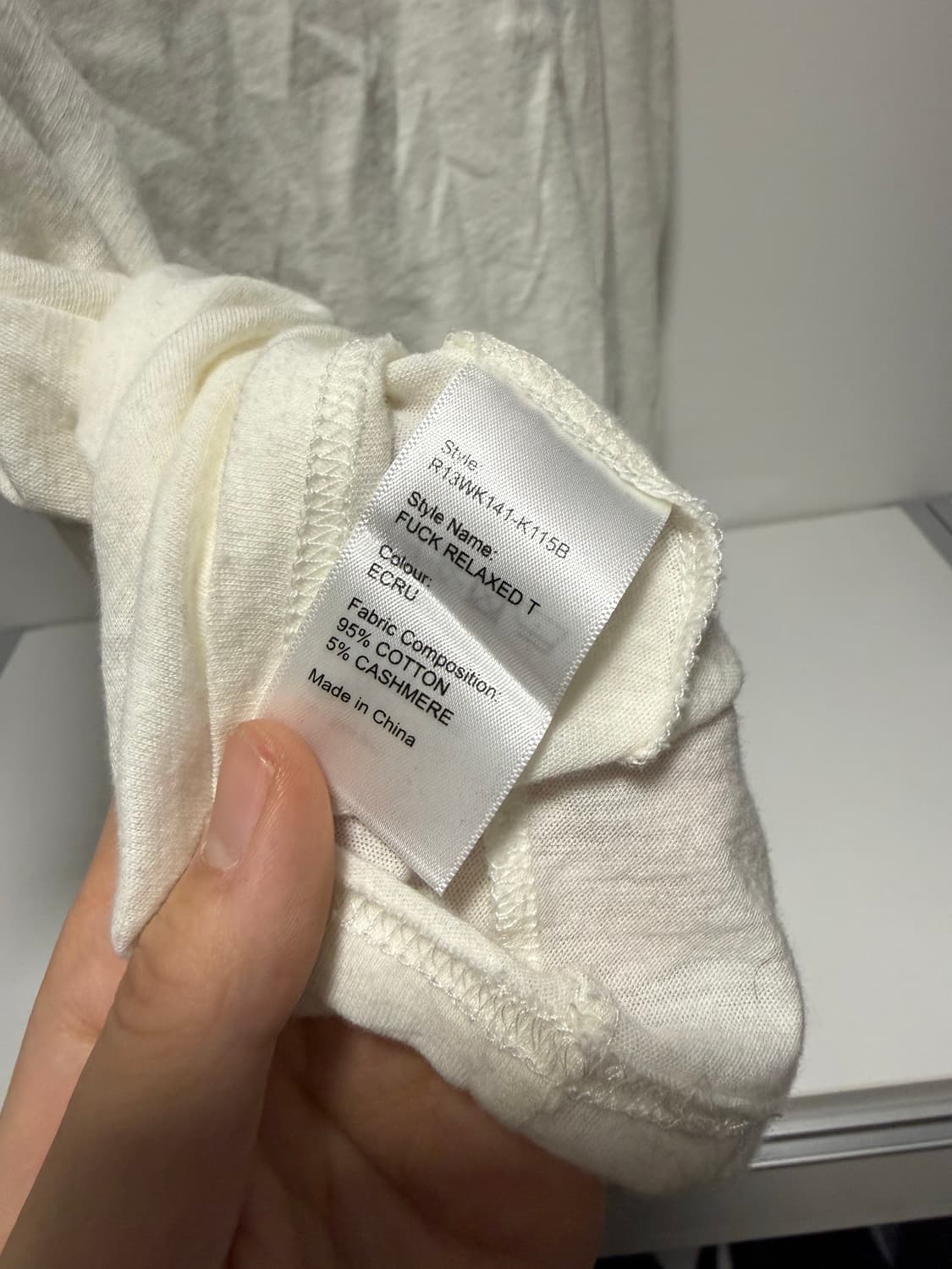 R13 FUCK 티셔츠 L사이즈 상품이미지5