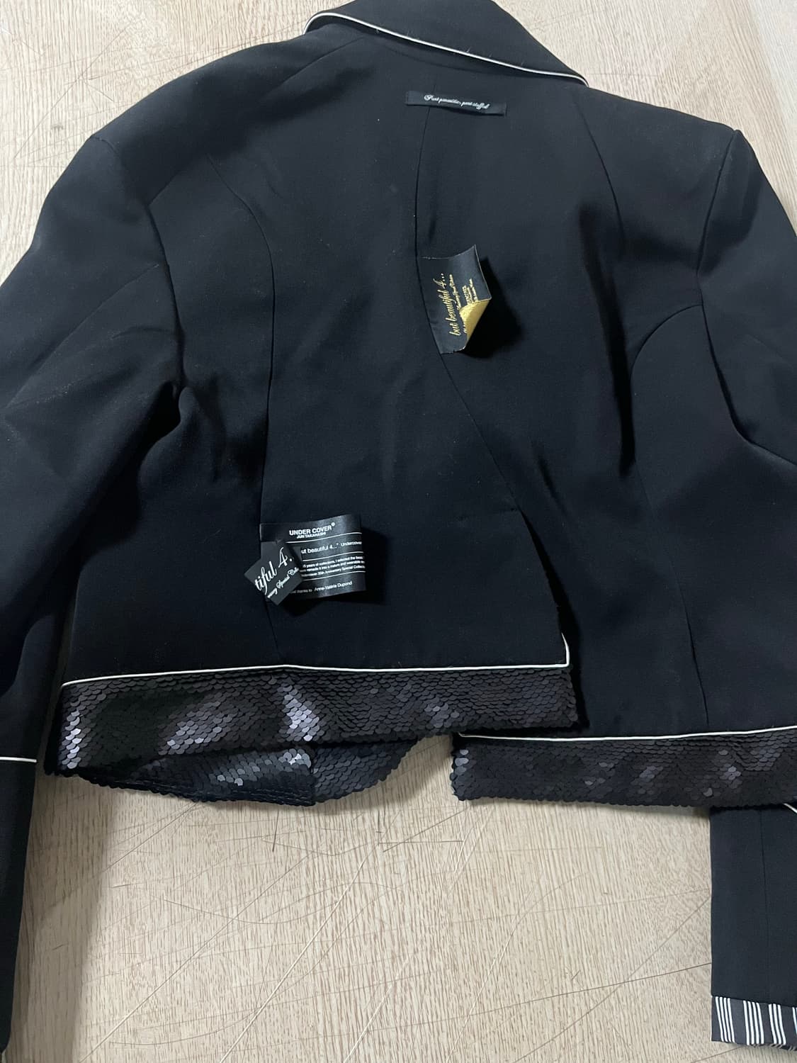1 언더커버 aw25 but beautiful 4 크롭 블레이저 자켓 상품이미지7