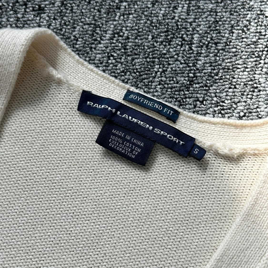 랄프로렌 스포츠 크레스트 빅로고 가디건 상품이미지7