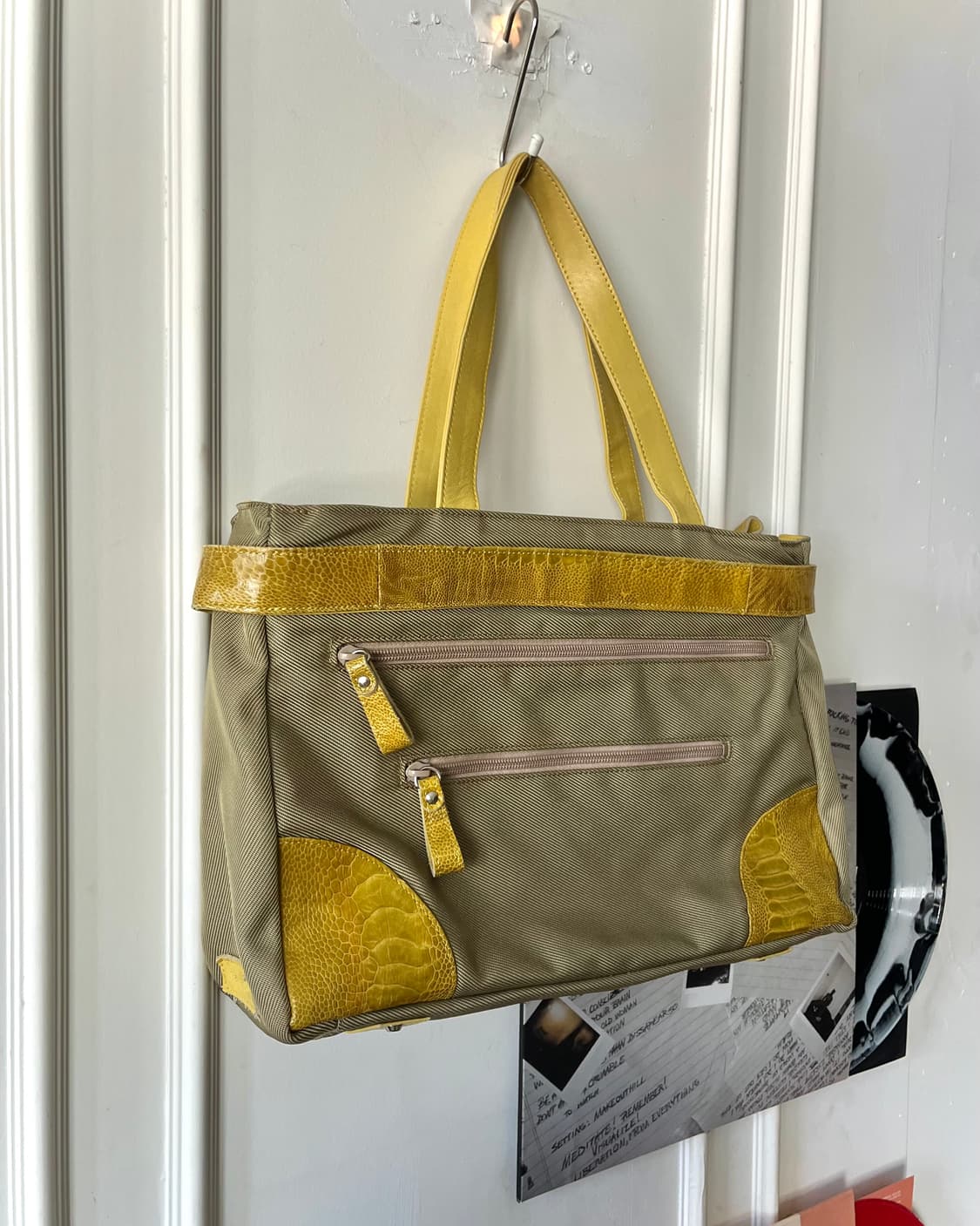 Takahiko Japan Leather & Canvas Bag 상품이미지7