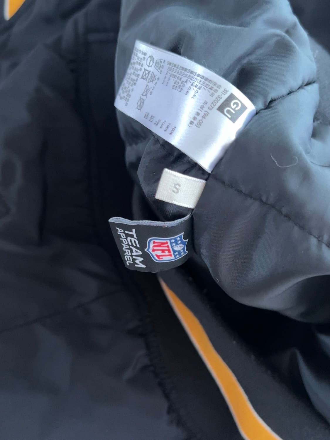NFL x GU 피츠버그 스틸러스 올드스쿨 바시티 자켓 S 상품이미지5