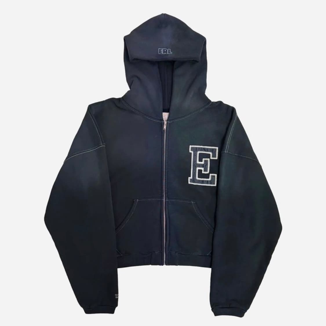 ERL 바시티 후드집업 네이비 상품이미지2