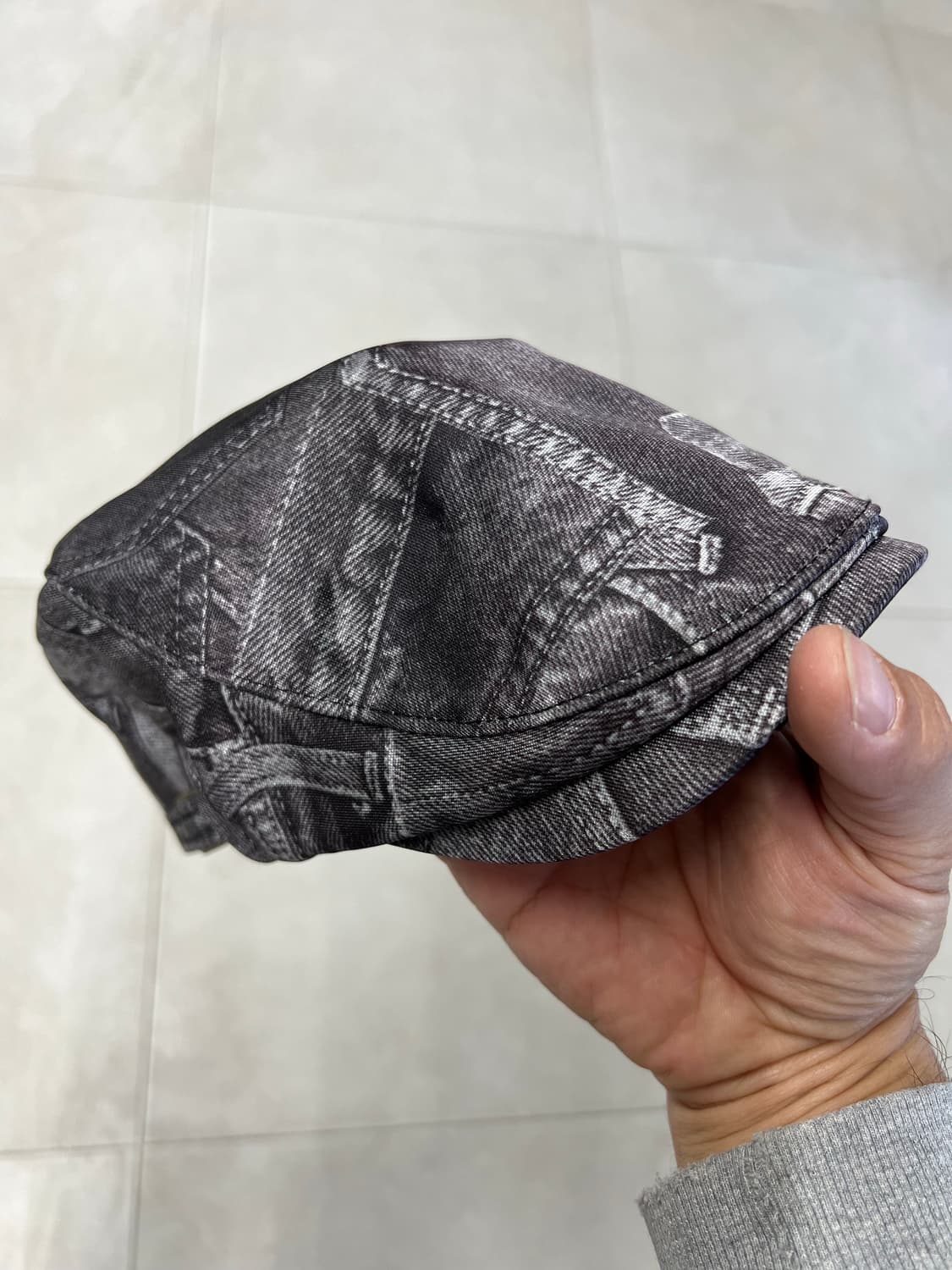 데님 스타일 헌팅캡 상품이미지8