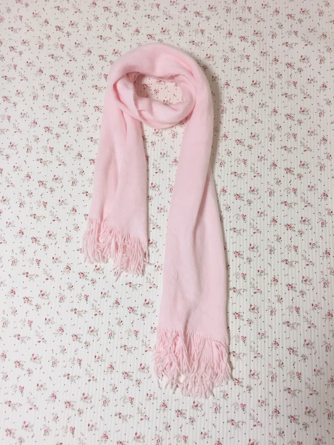 빈티지 딸기우유 머플러 상품이미지2