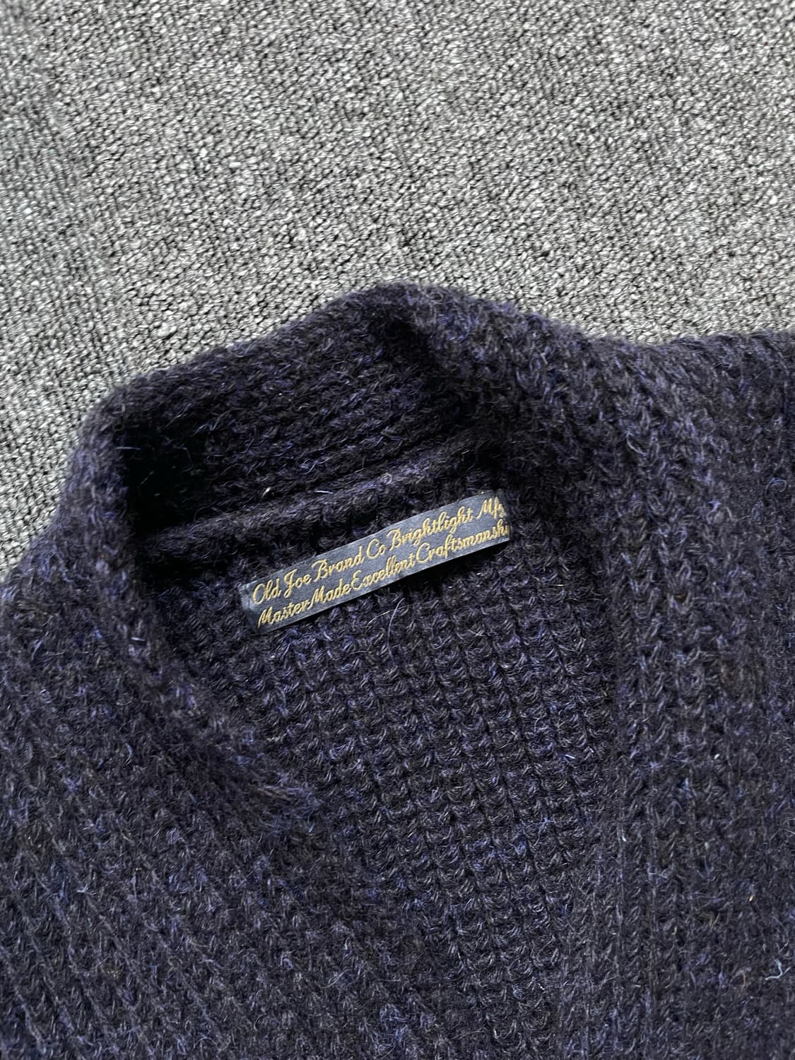 올드조 브리티쉬 트위드 웜 가디건 네이비 (피그벨더블알엘안데르센드레익스 상품이미지2