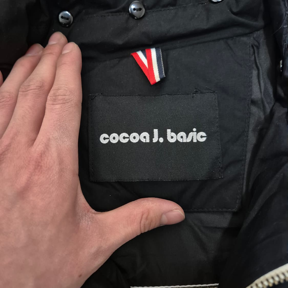 COCOA J. BASIC 코코아제이 베이직 덕다운 패딩 점퍼 M(95) 상품이미지4