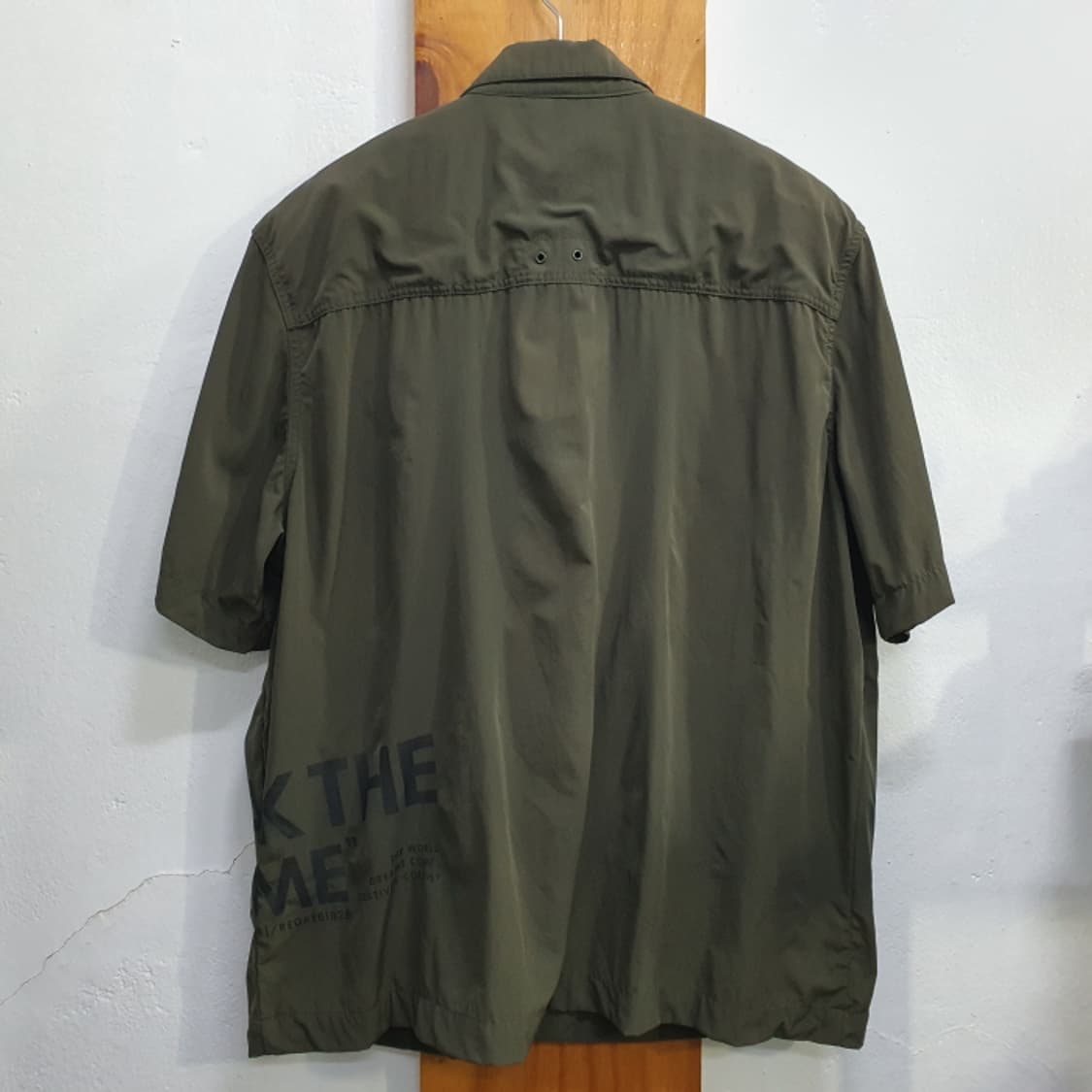 INTER CREW 카키색 셔츠형 자켓(100) 상품이미지5