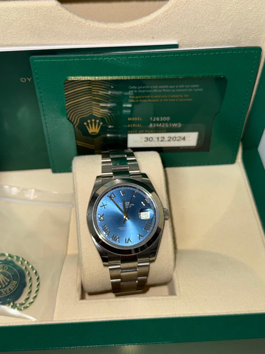 [판매] 롤렉스 데이저스트 41mm 126300 청 판로만 - 24년 상품이미지2