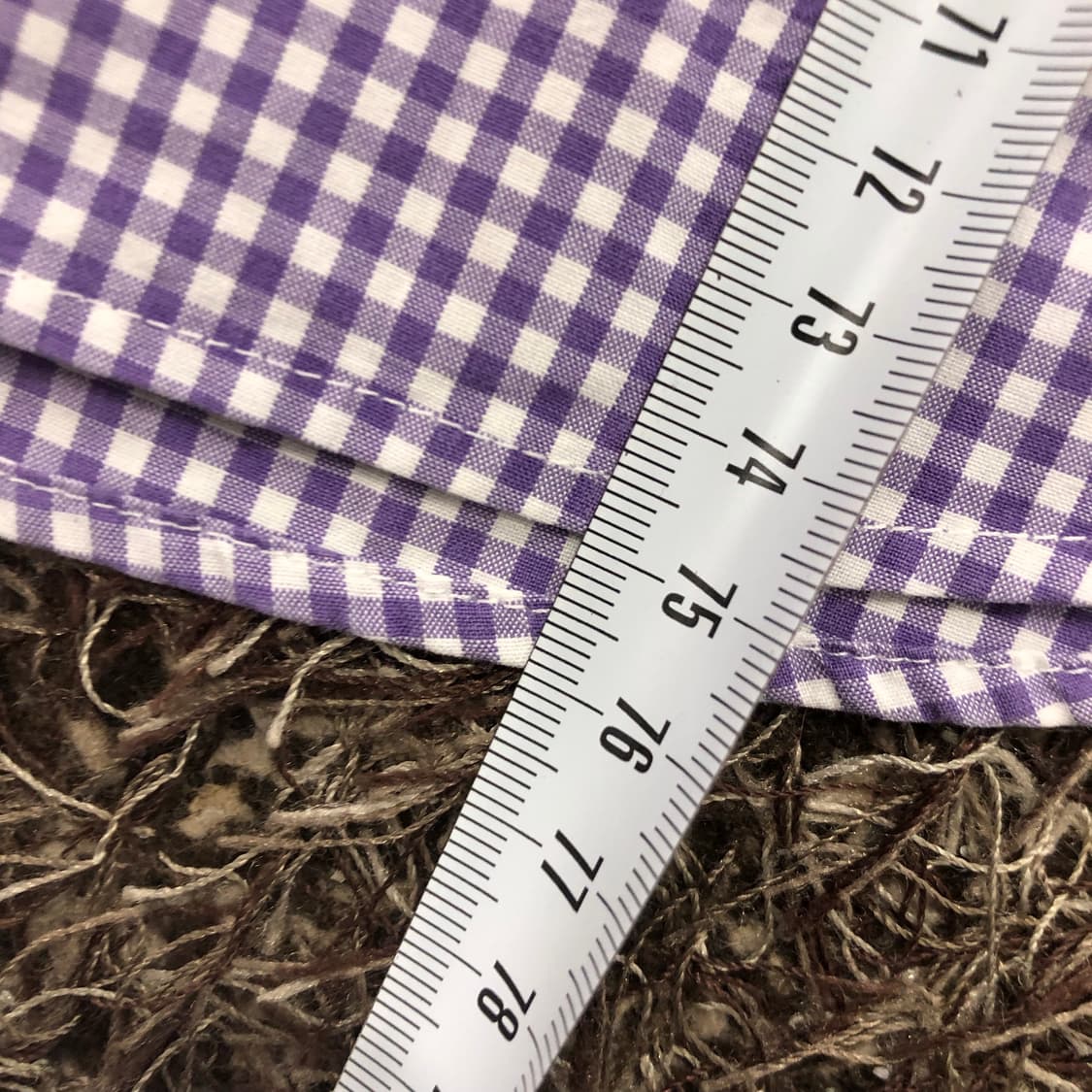 M 폴로 랄프로렌 퍼플 체크 셔츠 상품이미지7