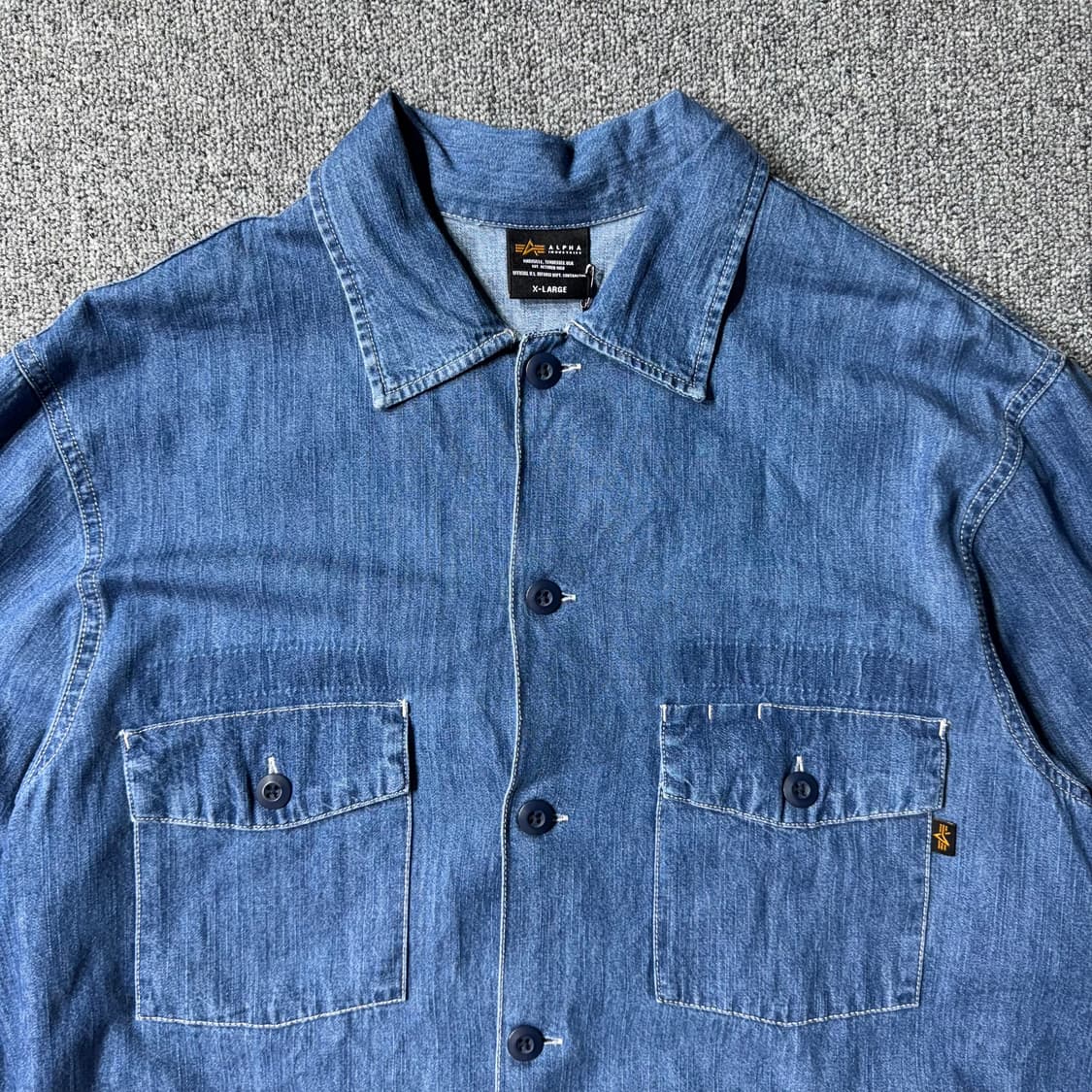 알파인더스트리 데님 셔츠 ( XL/OLD-7697 ) 상품이미지2