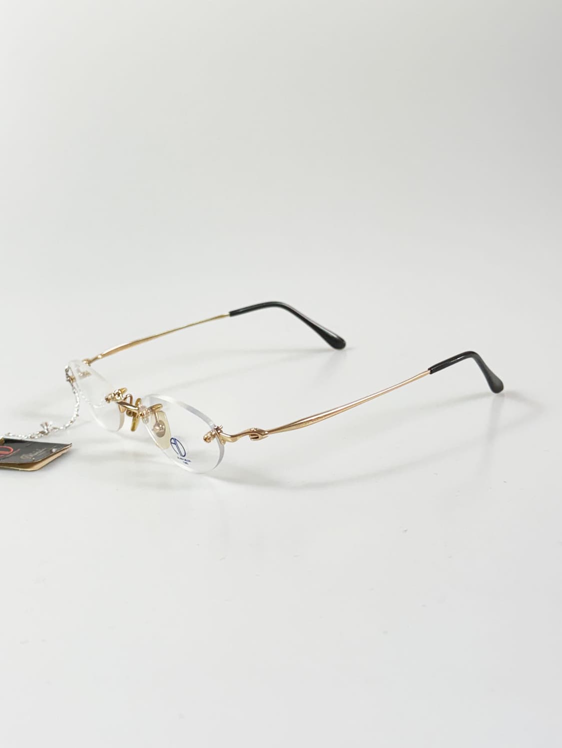 ALAIN DELON 무테 와이드 라운드 빈티지 안경 상품이미지3