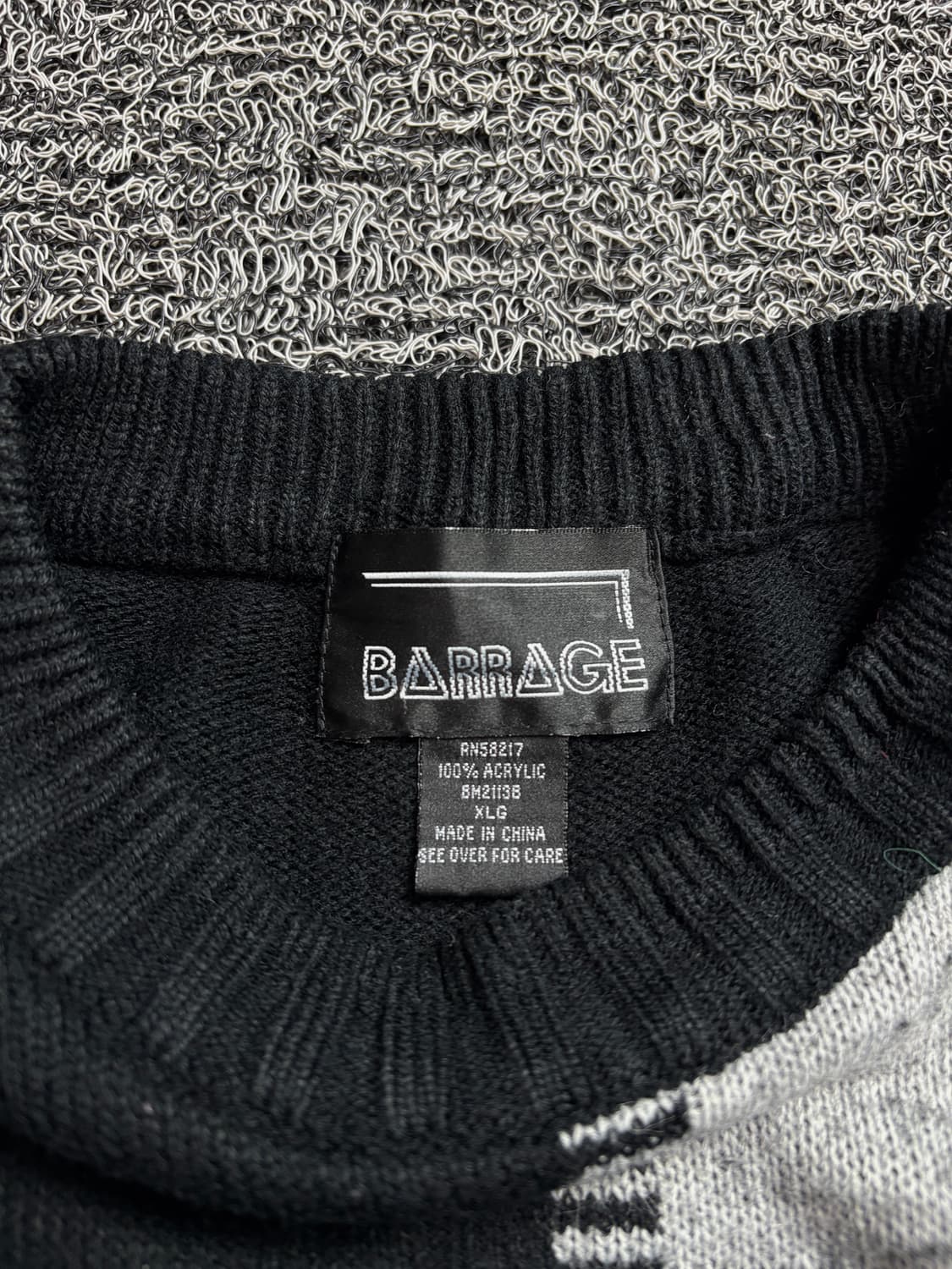 빈티지 아카이브 케이블 패턴 스웨터 1993 상품이미지3