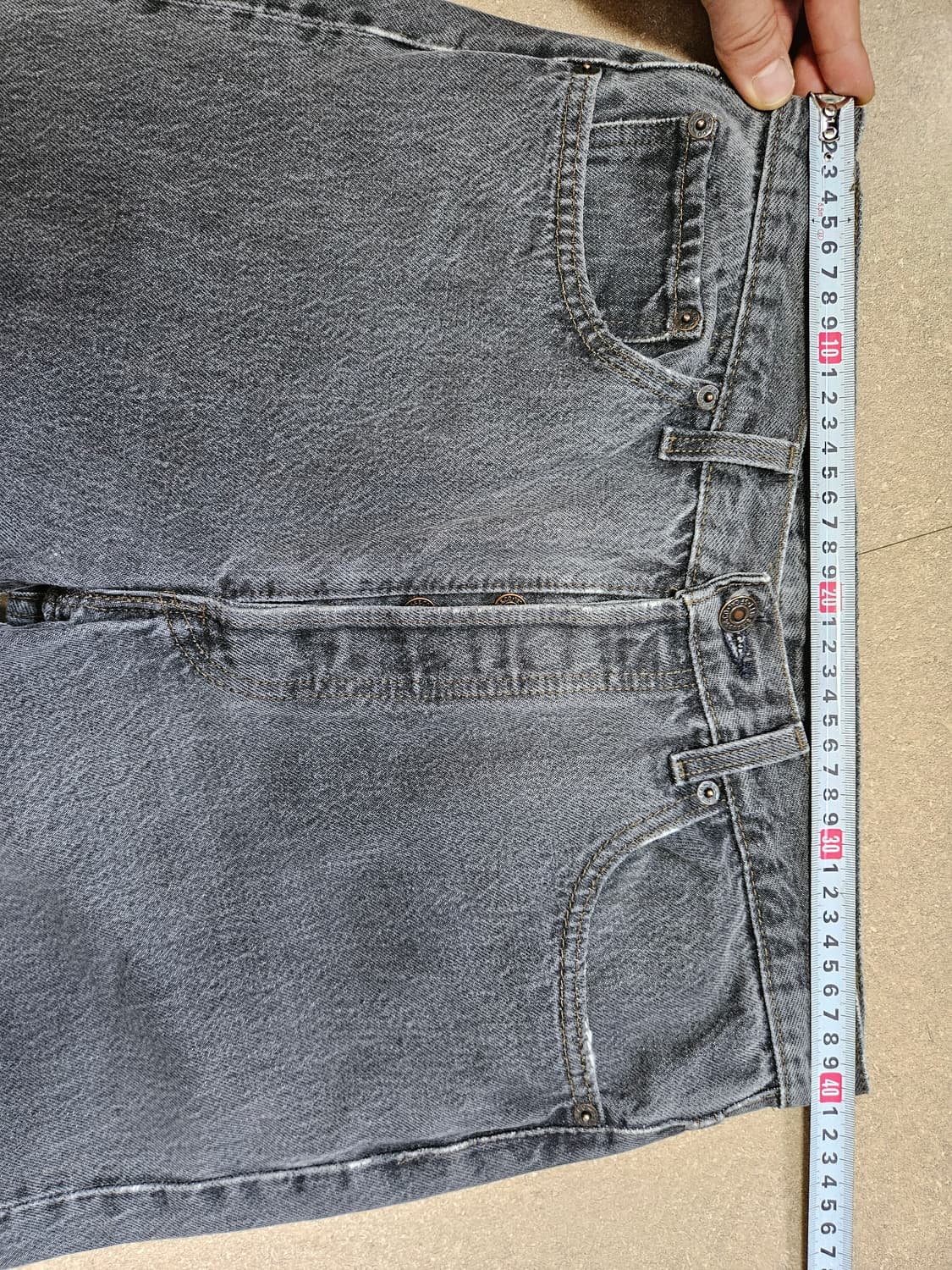 90s usa levi's 501  33x32 리바이스 빈티지 흑청 상품이미지5
