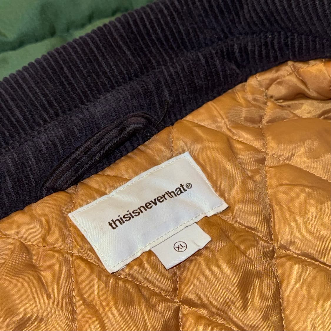 디스이즈네버댓 Fortuna 코듀로이 바시티 자켓 상품이미지5