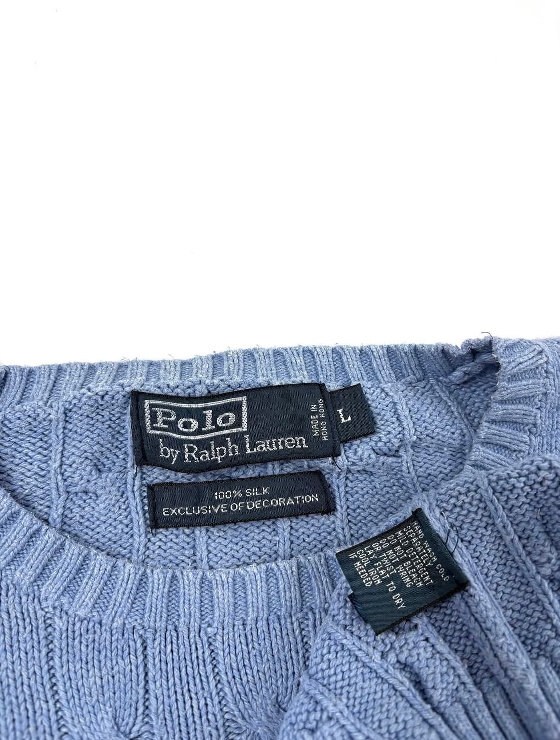 폴로 꽈배기 니트 상품이미지3