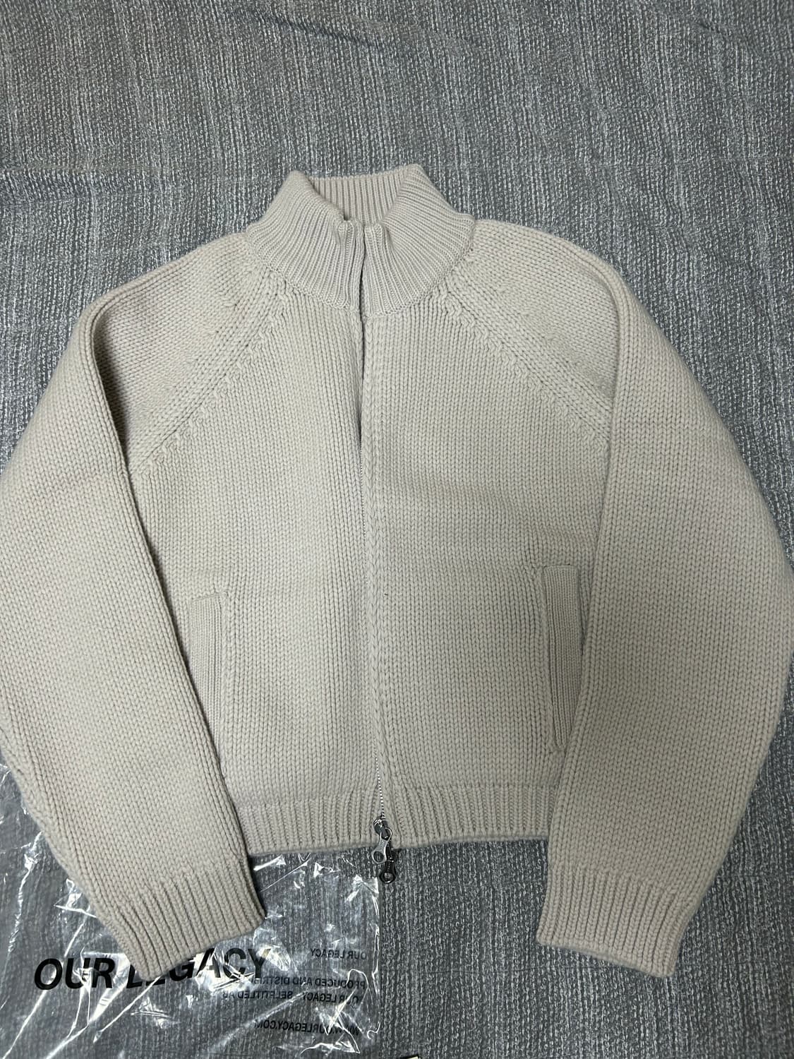 (새제품) 25fw ourlegacy 울트라짚 가디건 52(105) 상품이미지4