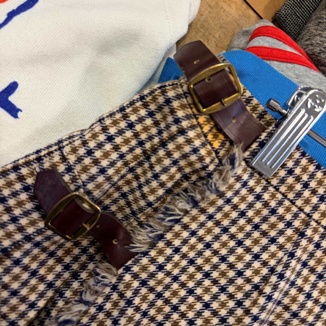 아쿠아스큐텀 체크스커트 상품이미지6