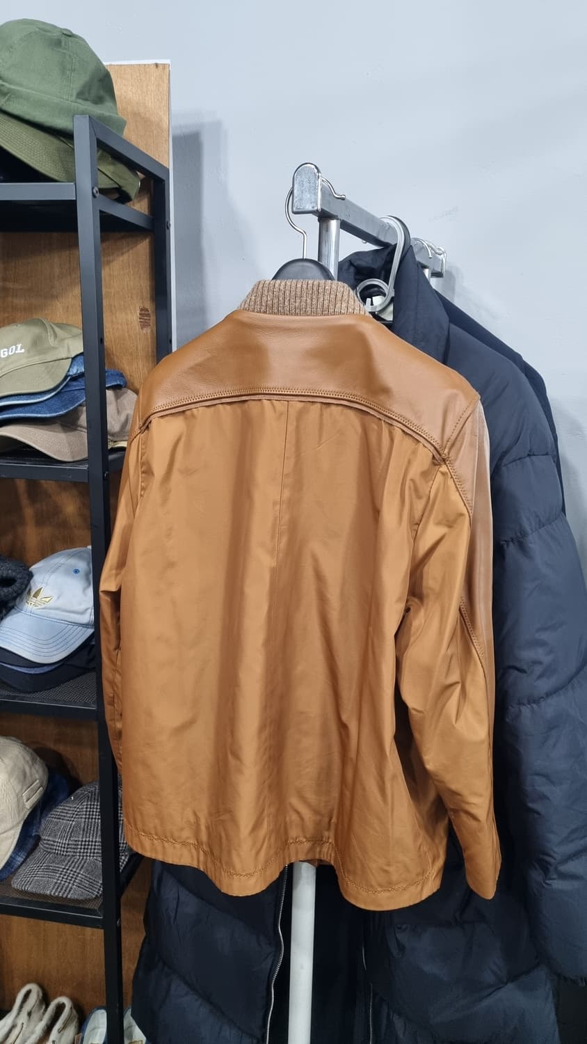 루나코어스 여성용 양가죽 울 믹스자켓 55사이즈(가슴단면55) 상태좋음 상품이미지4