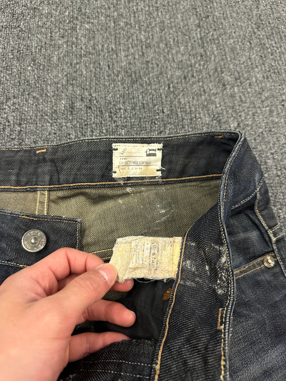 지스타 빈티지 부츠컷 데님팬츠 상품이미지6