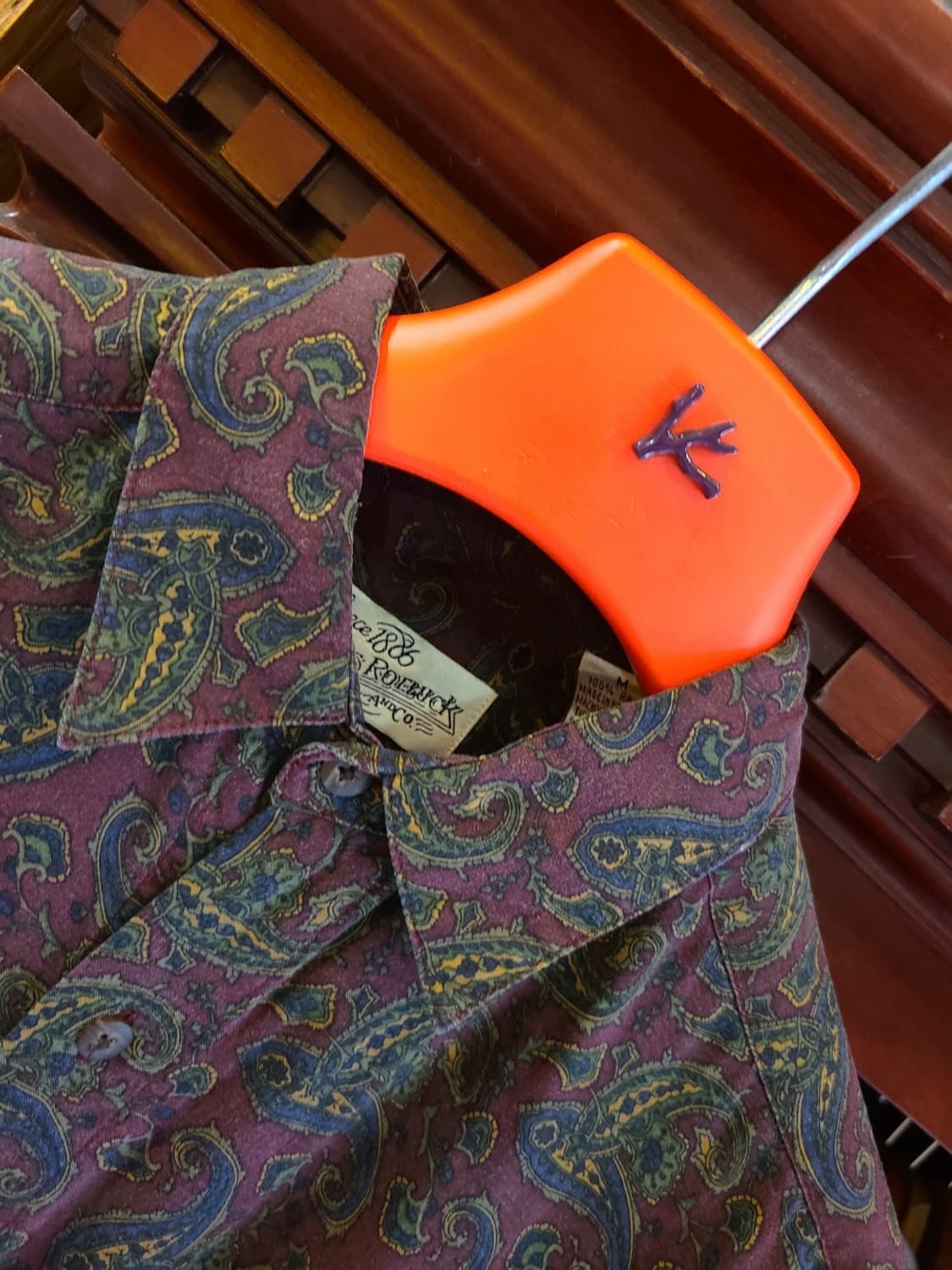 빈티지 페이즐리 셔츠 상품이미지2