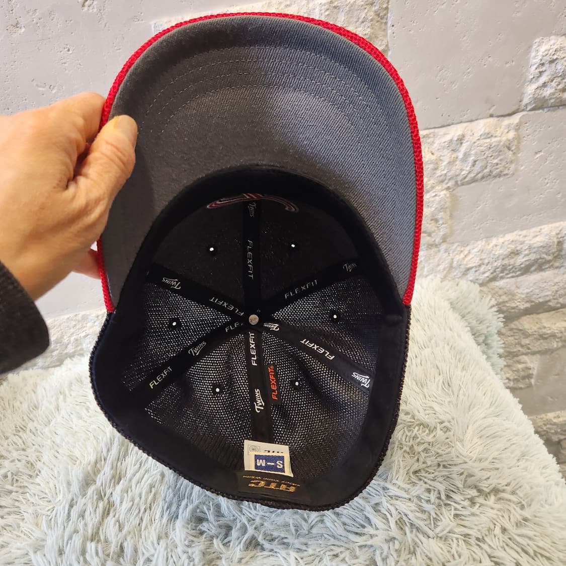 ATC FLEXFIT 블랙&레드 메쉬캡 | Y2K 스포티 볼캡 상품이미지7