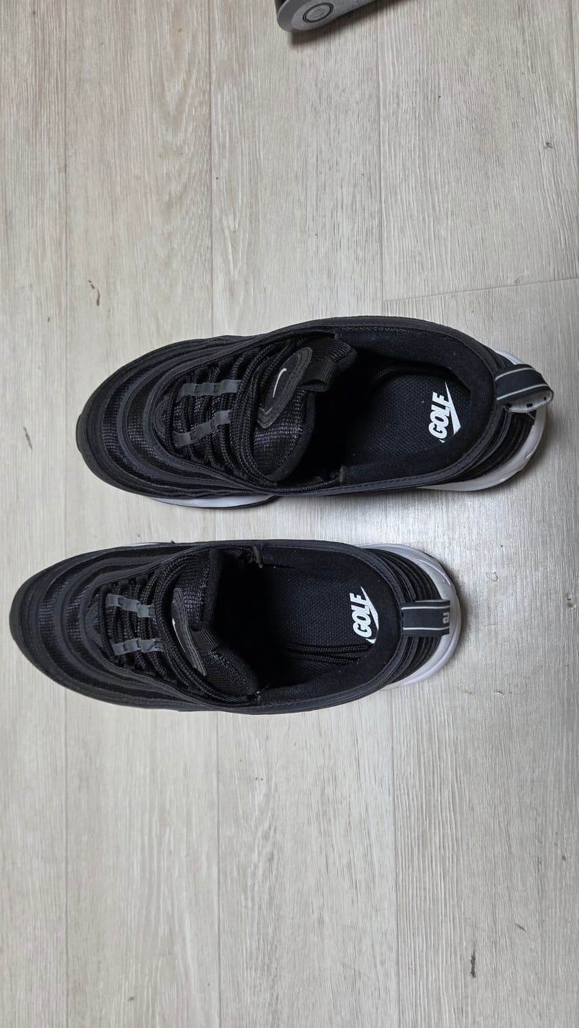 나이키 정품 에어맥스 97 골프 블랙 250mm 상품이미지5