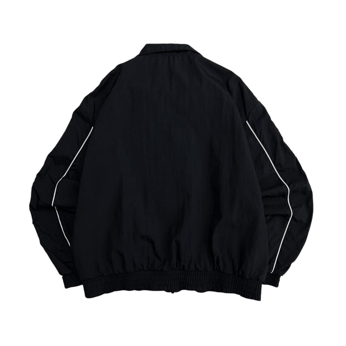 아디다스 로고 화이트라인 블랙 바람막이 M 상품이미지3