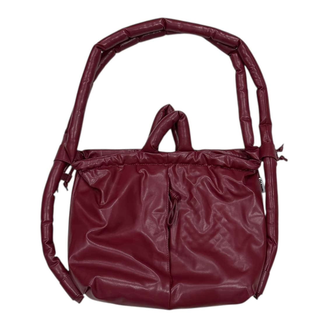 OLEND 올랜드 오나비간 가죽 빅 숄더백 가방 버건디 레드 상품이미지1