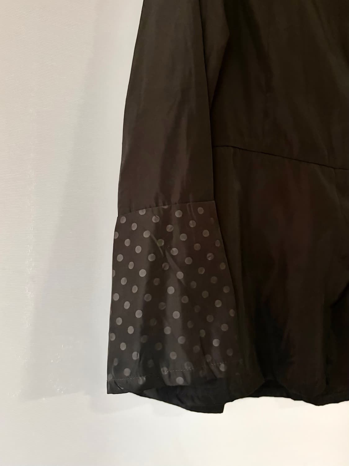 일본 빈티지 브라운/카키 도트 바람막이 자켓 판매합니다 상품이미지4