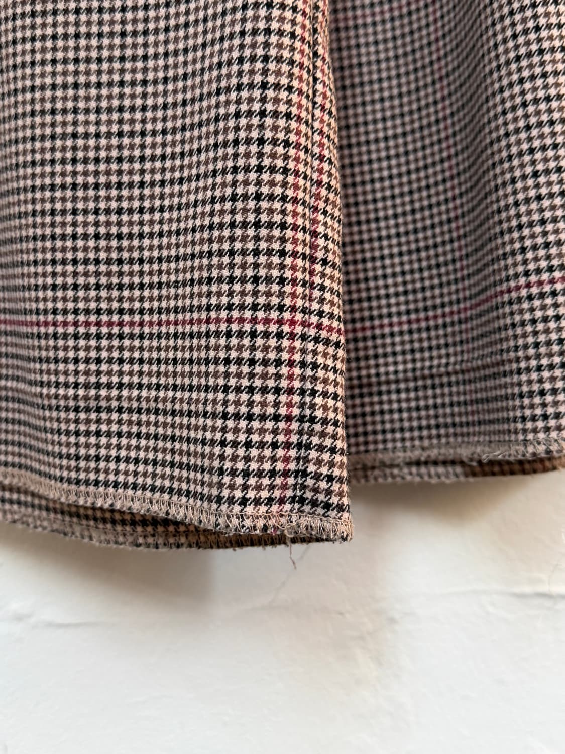 Niko and 체크 배기 밴딩 와이드 코튼 팬츠 4 상품이미지5