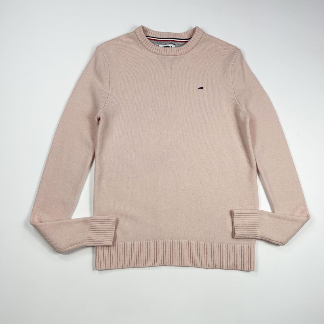 타미힐피거 플래그 연핑크 울 니트 (S 여성추천) 상품이미지2