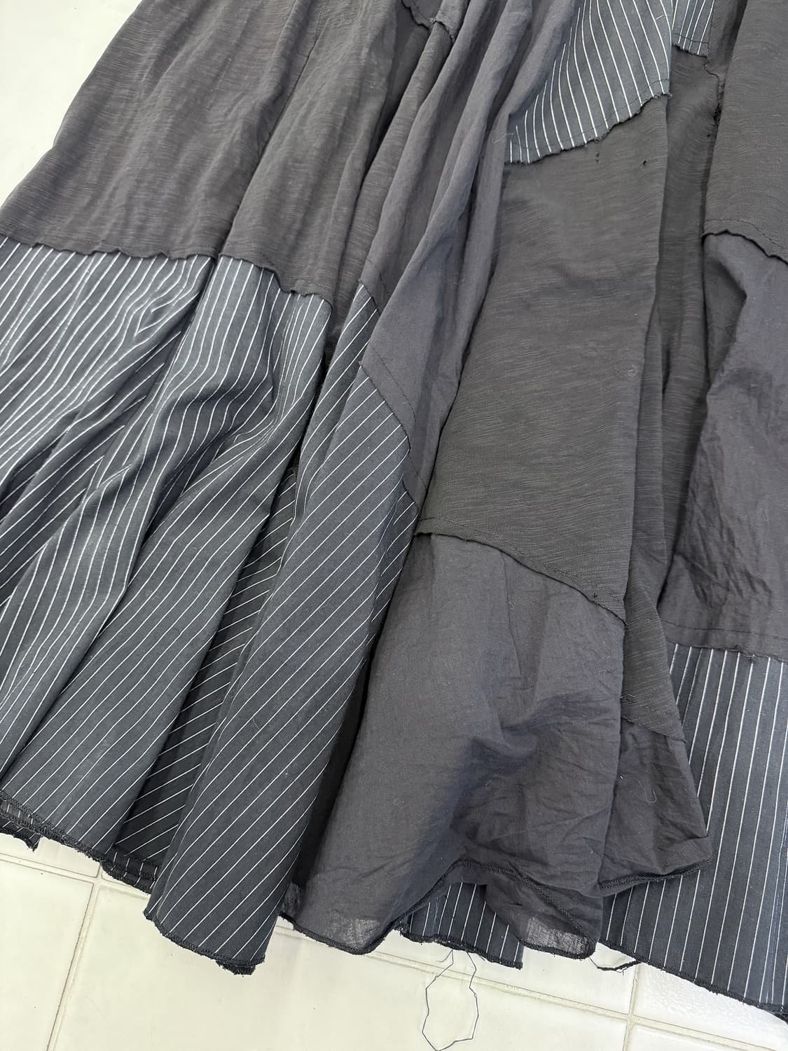 patchwork maxi skirt 상품이미지4