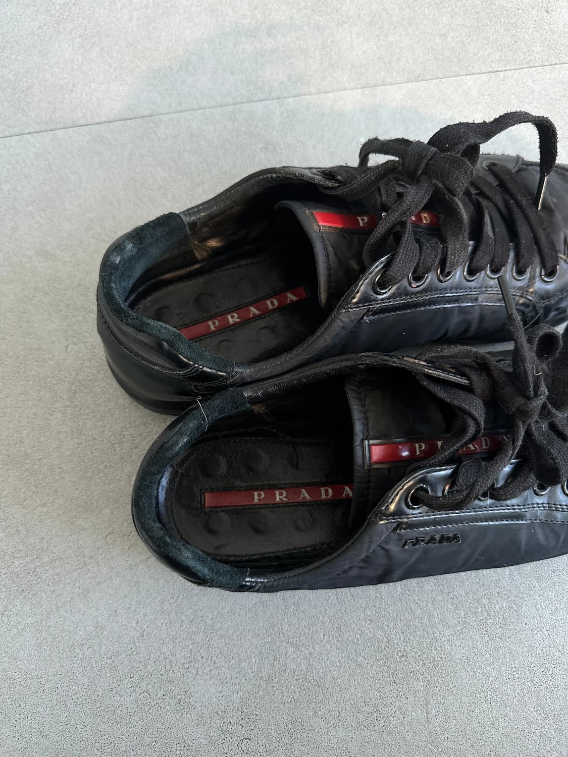 프라다 스포츠 아메리카컵 스니커즈 블랙 상품이미지5