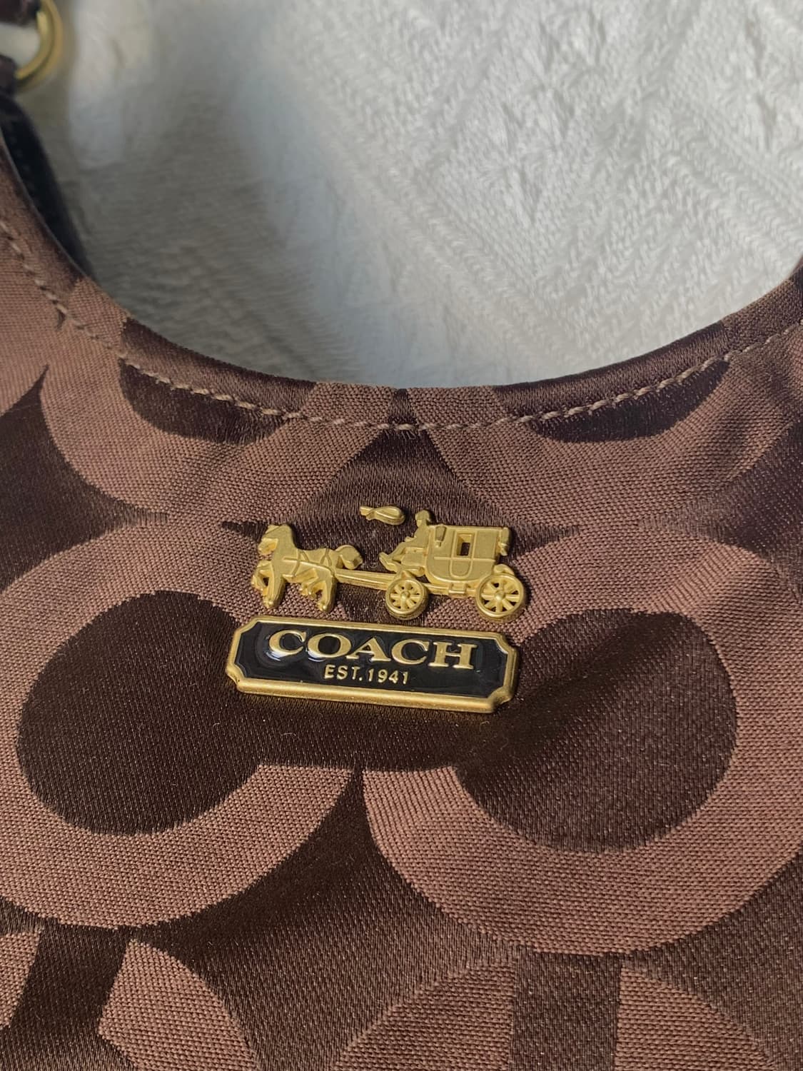 🍫 Coach 초코브라운 숄더백 상품이미지3